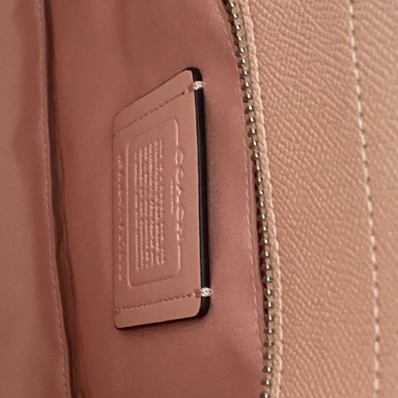 NWOT Coach saffiano Avary leather satchel shoulder bag pink HP pick - Picture 12 of 13